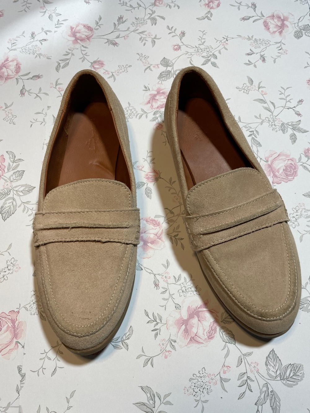 Classic Tan Loafers for Women